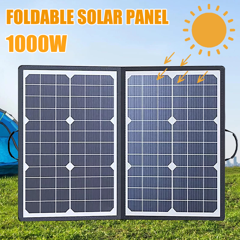 Usb Charger Dynamo - 1000W Solar Panel Kit Complete Camping