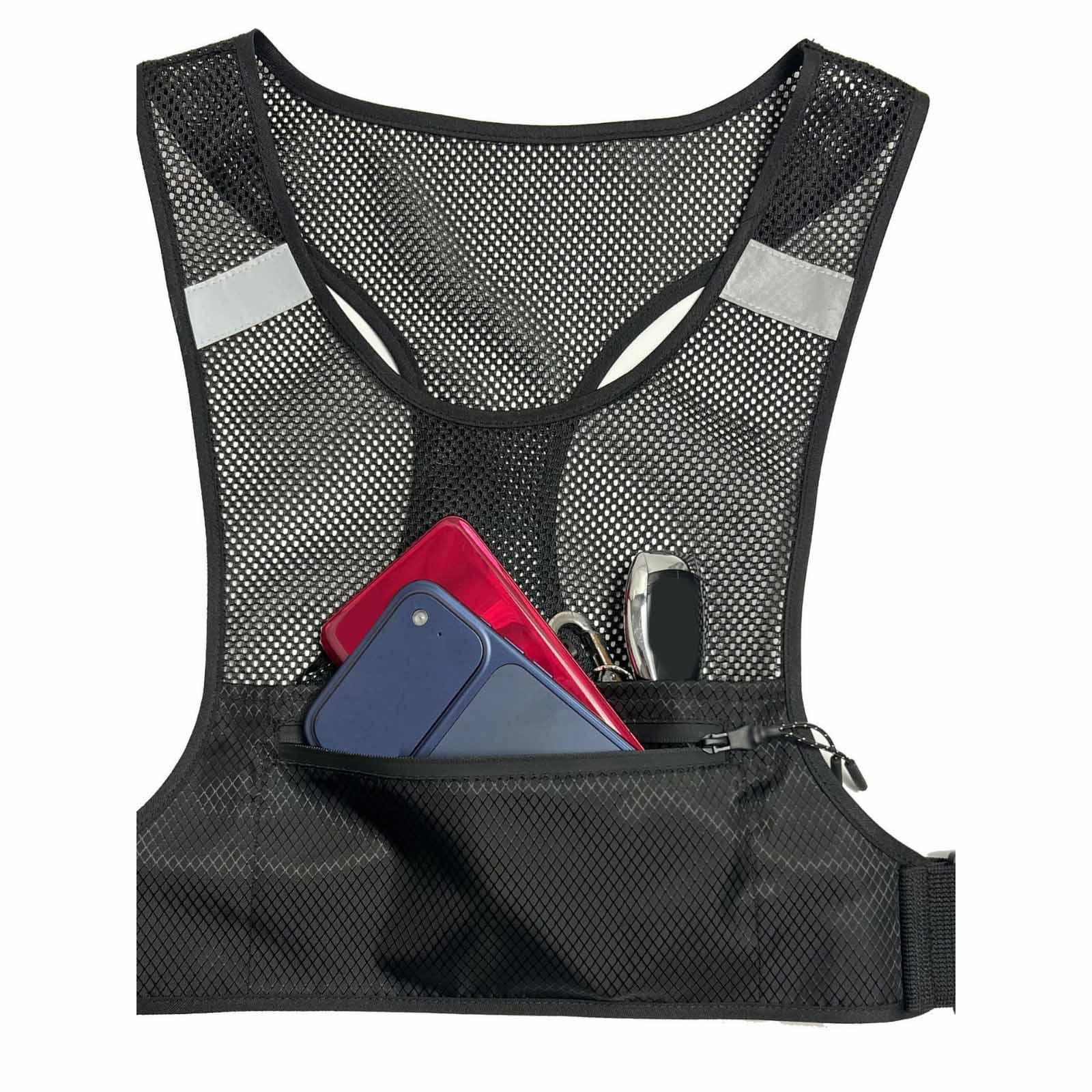 Reflective Vest Cycling - Lightweight Breathable Running Vest Safety Reflective