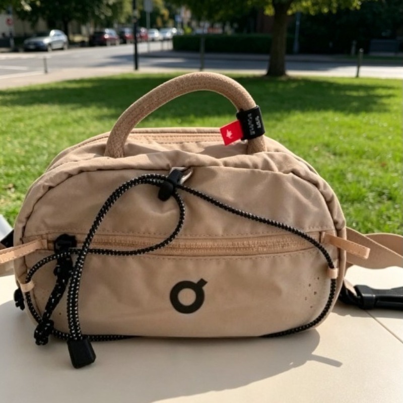 Commuter Cycling - Trendy Nylon Small Square Bag for