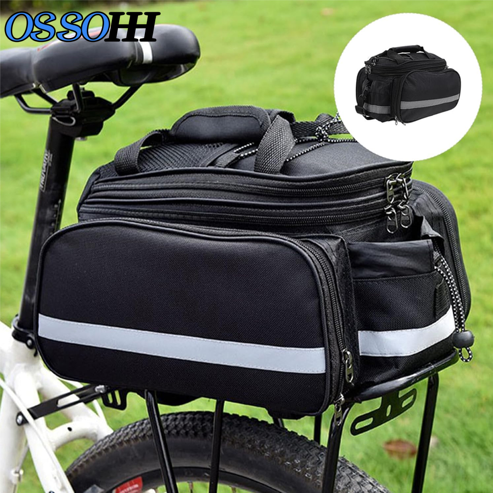 Cycling Commute In Rain - Bike Bags Bicycle Trunk Bag 27L
