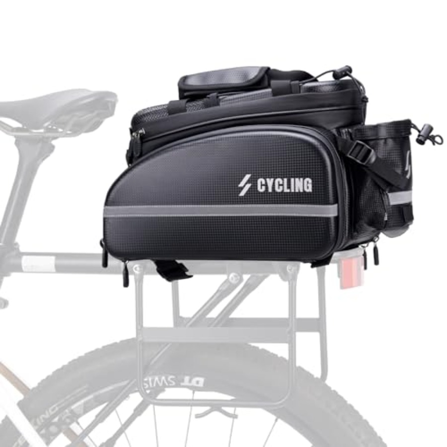 Panniers Waterproof Rear - Bike Rack Bag for Trunk Mount