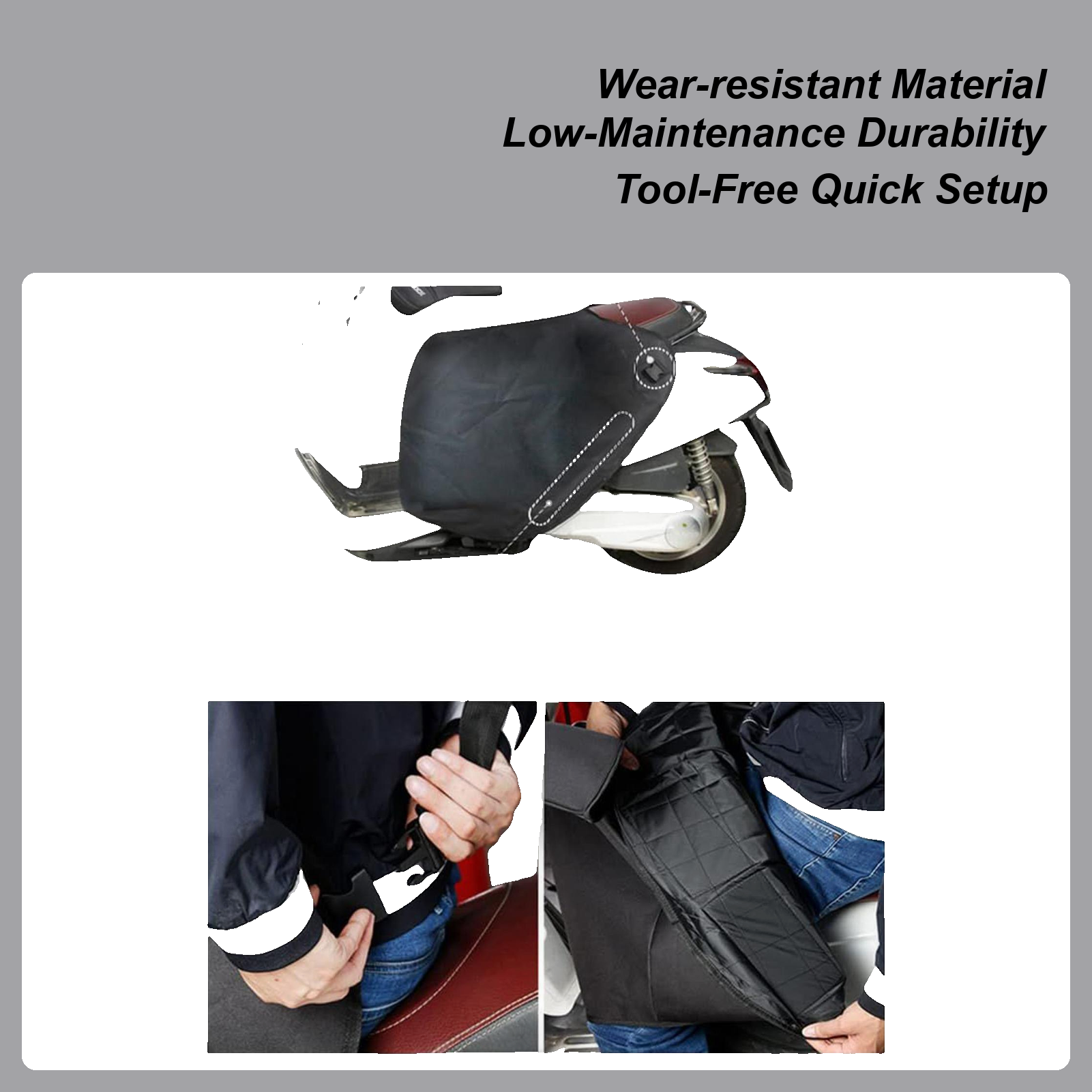 Commuter Cycling - Motorcycle Leg Protection Knee Warm Cycling