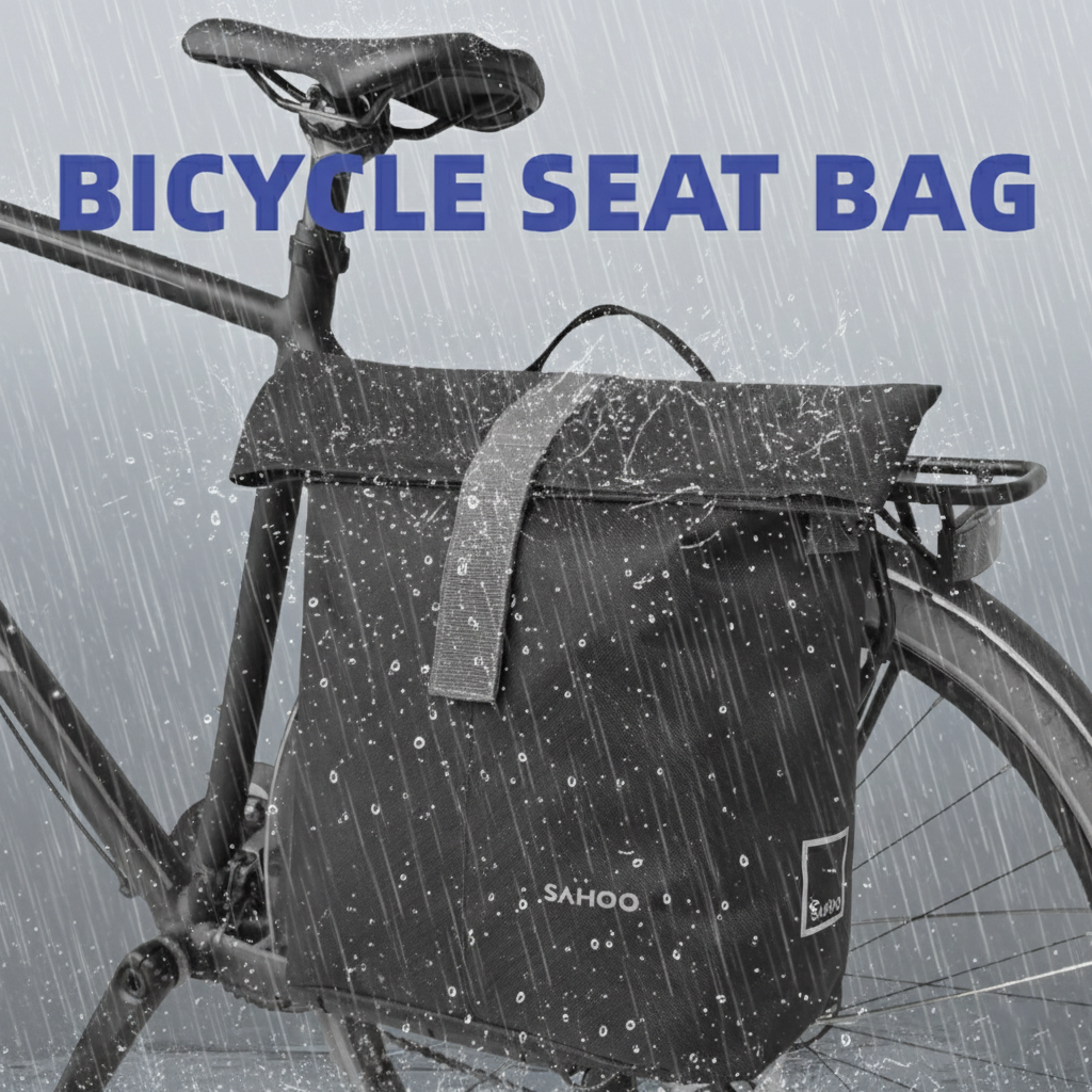 Panniers Waterproof Rear - Cycling Bag Bicycle Bike Rear Seat