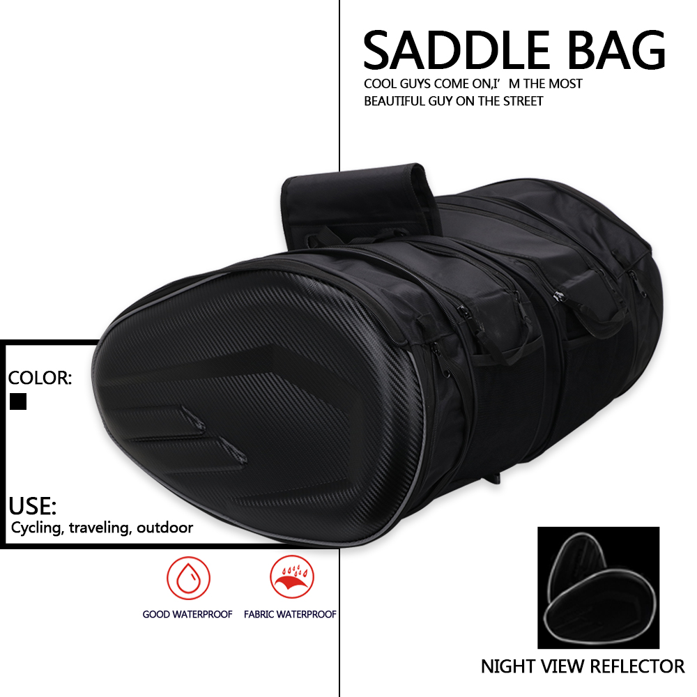 Motorcycles Bag Rear Seat Side - مراجعة Panniers Waterproof Rear وسعره