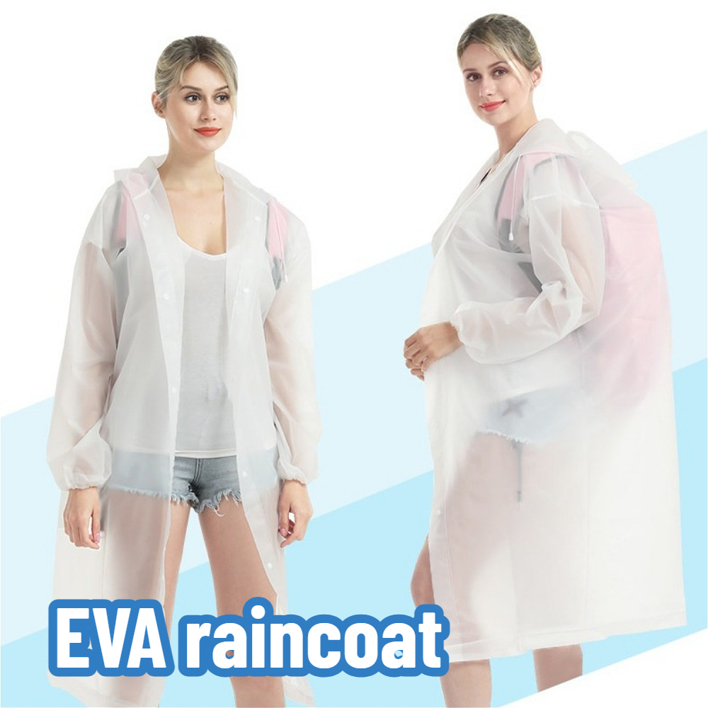 Reusable Thickened Adult Rainc - مراجعة Cycling Commuter Rain Gear وسعره
