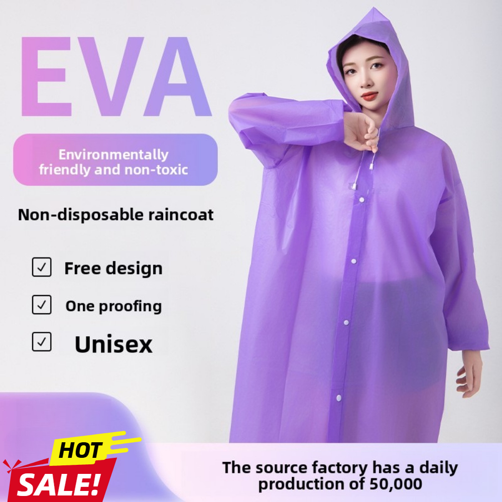Reusable Thickened Adult Rainc - مراجعة Cycling Commuter Rain Gear وسعره