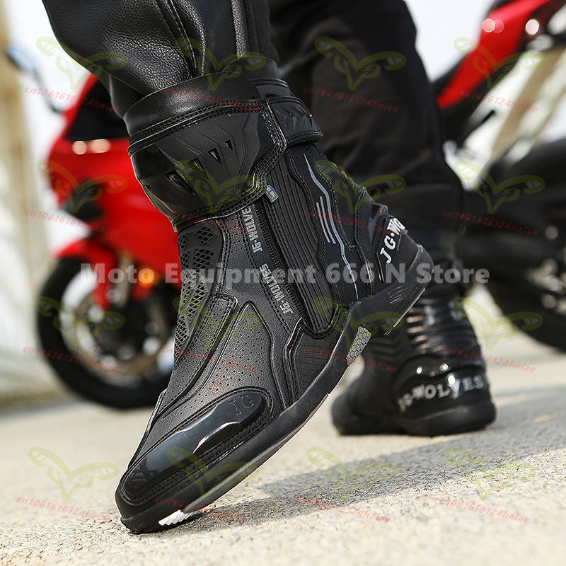 Summer New Motorcycle Boots An - مراجعة Cycling Shoes For Commute وسعره