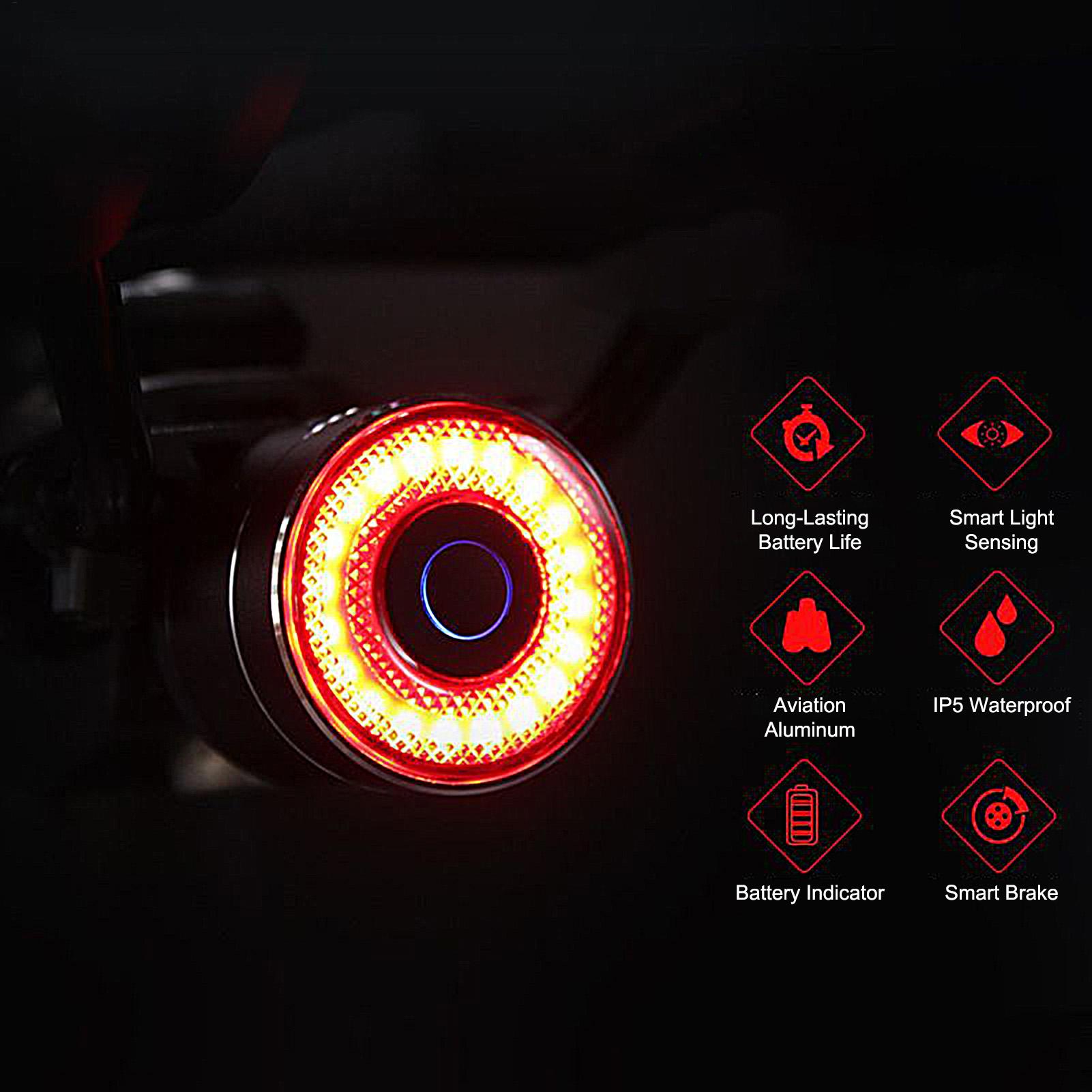 Bicycle Brake Light Smart Bike - مراجعة Commuter Cycling وسعره