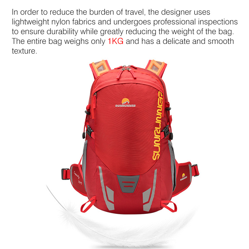 35L Hiking Backpack Bag Large  - مراجعة Cycling Commuter Backpack Waterproof وسعره