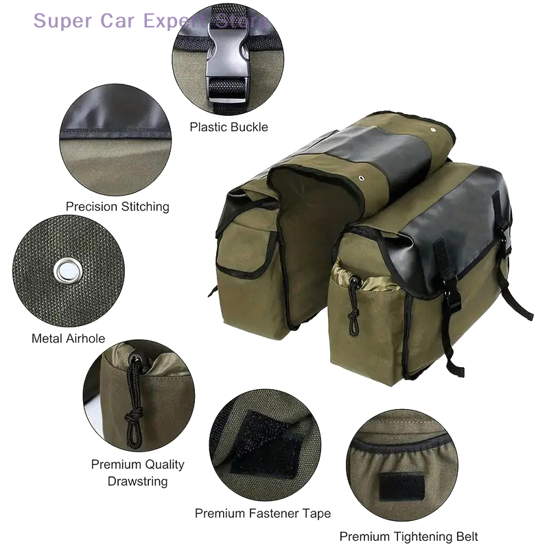 Motorbike Bag Large Capacity M - مراجعة Panniers Waterproof Rear وسعره