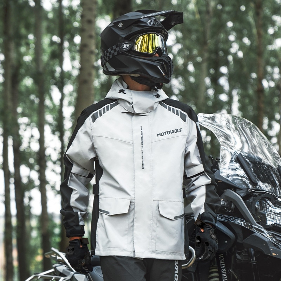 Motorcycle Riding Suit Rain Ja - مراجعة Cycling Commute In Rain وسعره