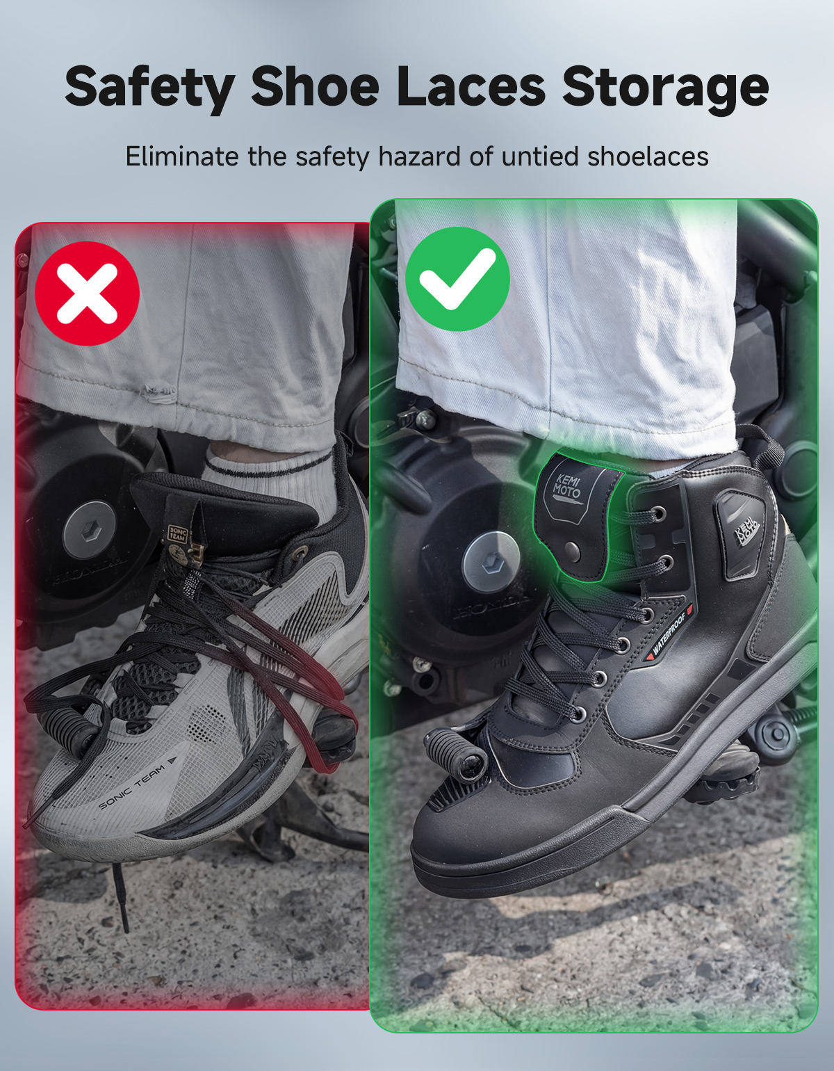 KEMIMOTO Men's Motorcycle Ridi - مراجعة Cycling Shoes For Commute وسعره