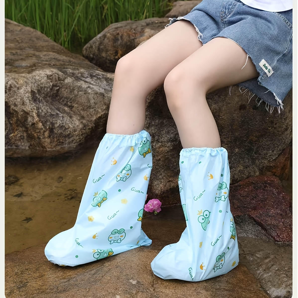10pc Frog Cartoon Shoe Covers  - مراجعة Cycling Shoes For Commute وسعره