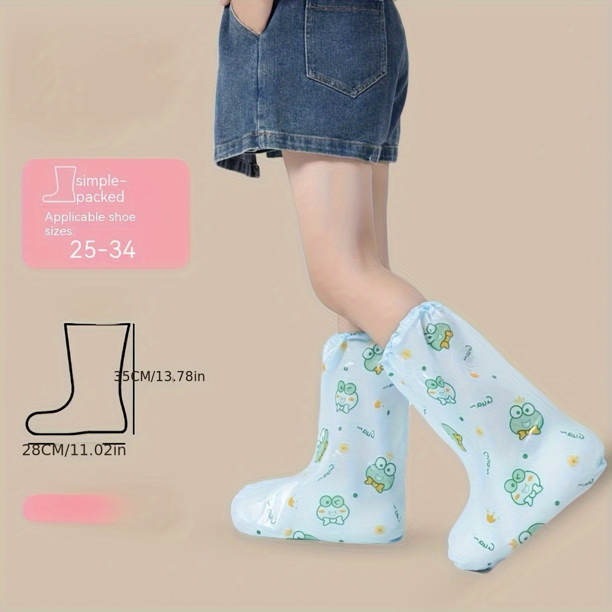 10pc Frog Cartoon Shoe Covers  - مراجعة Cycling Shoes For Commute وسعره