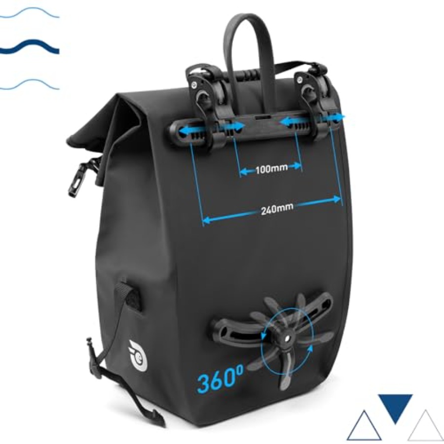 Bike Panniers-Rack-Trunks Wate - مراجعة Panniers Waterproof Rear وسعره