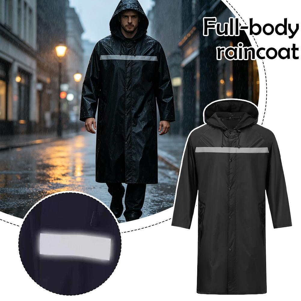 Unisex Full-Body Raincoat with - مراجعة Cycling Commute In Rain وسعره