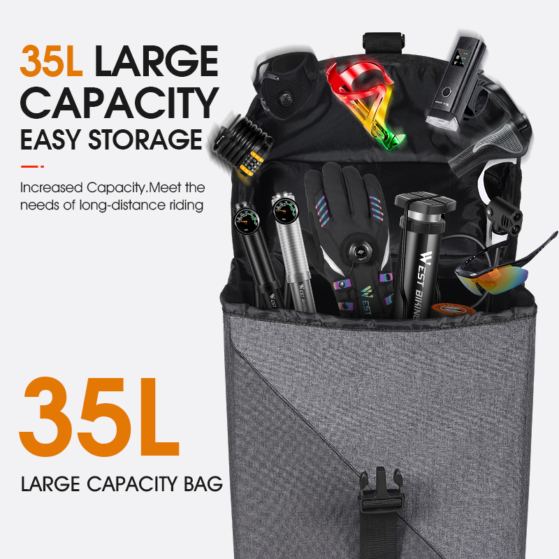WEST BIKING Double Sided Bicyc - مراجعة Panniers Waterproof Rear وسعره