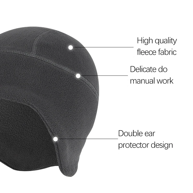 Fleece Earflap Hat Cycling Aut - مراجعة Winter Cycling Commute وسعره