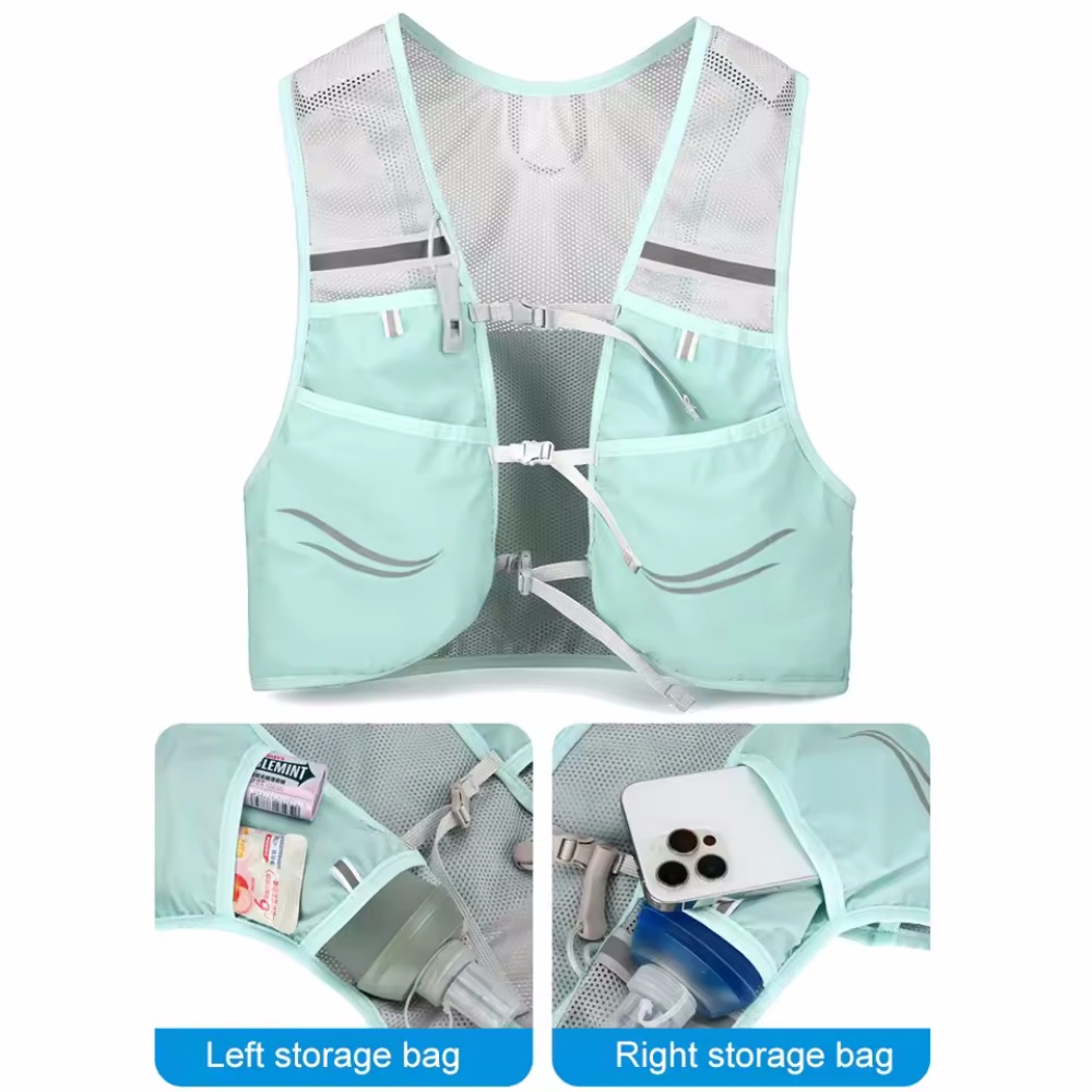 Reflective Running Vest Hydrat - مراجعة Reflective Vest Cycling وسعره