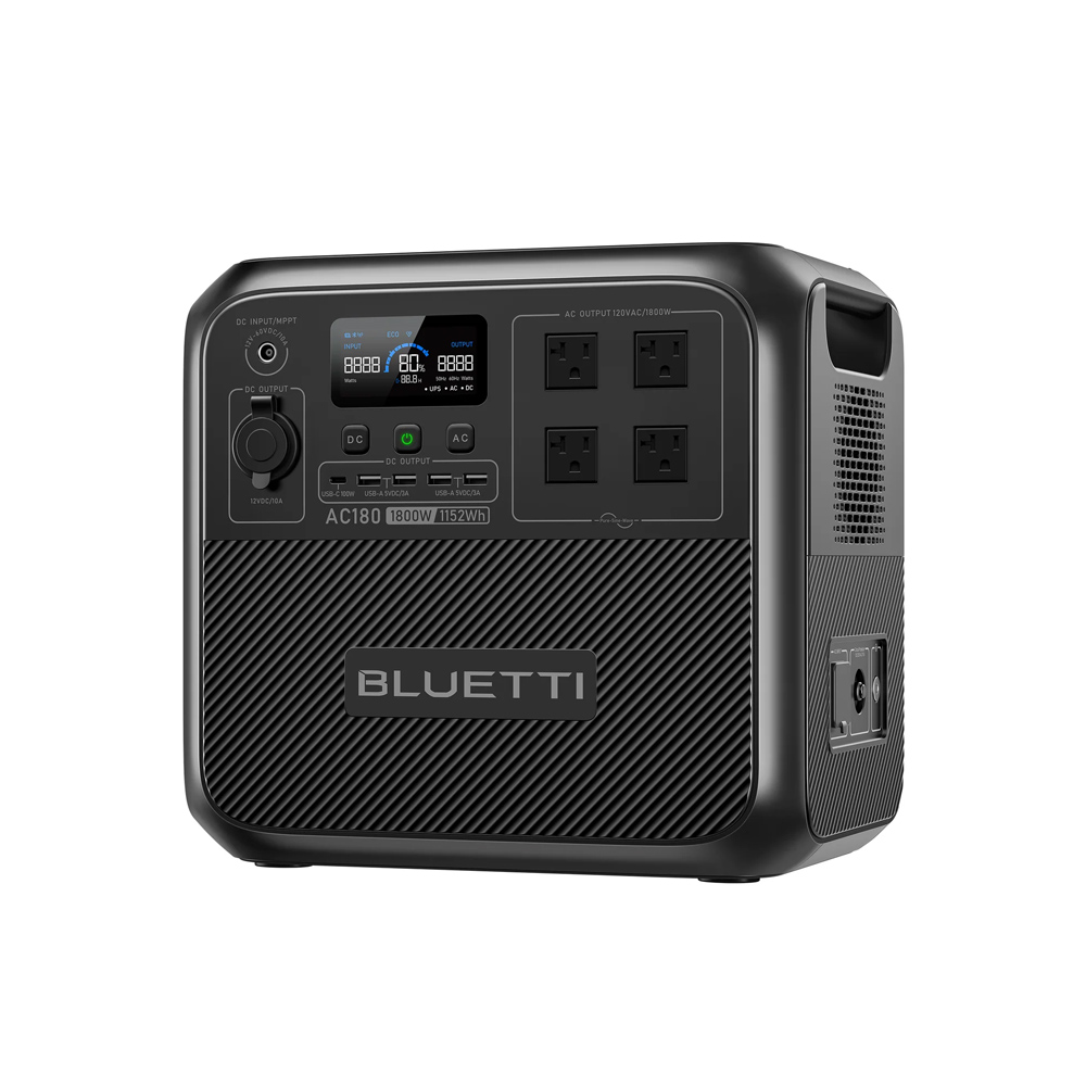 【RENEW】BLUETTI AC180 Solar Por - مراجعة Usb Charger Dynamo وسعره