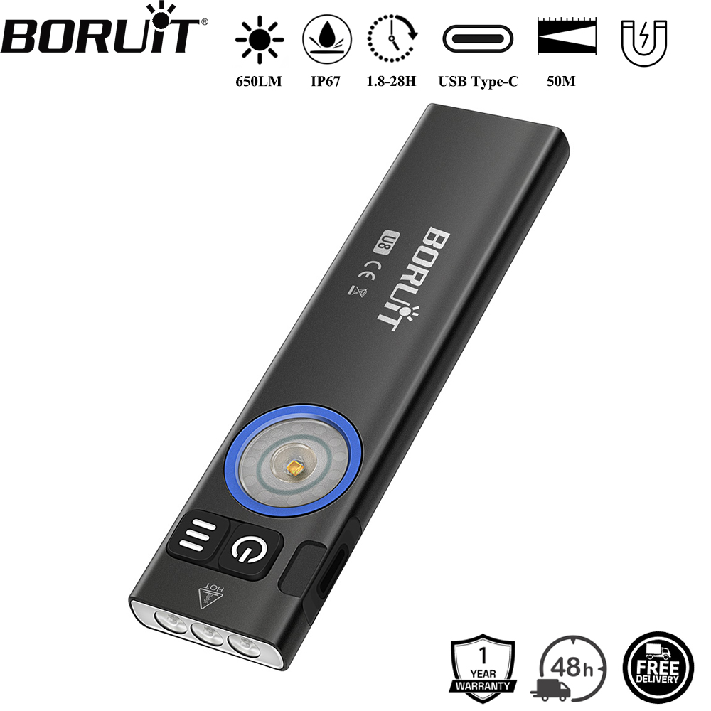 BORUiT U8 650LM EDC LED Flashl - مراجعة Cycling To Work وسعره