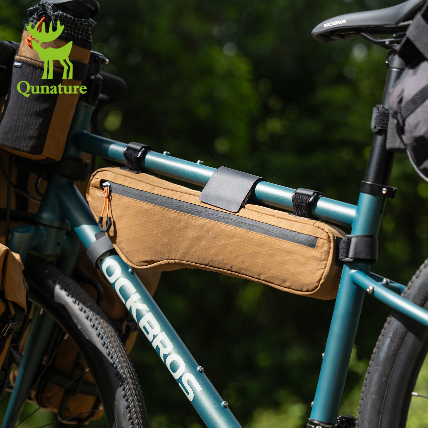 Qunature Bikepacking Bag Bike  - مراجعة Cycling Commuter Backpack Waterproof وسعره