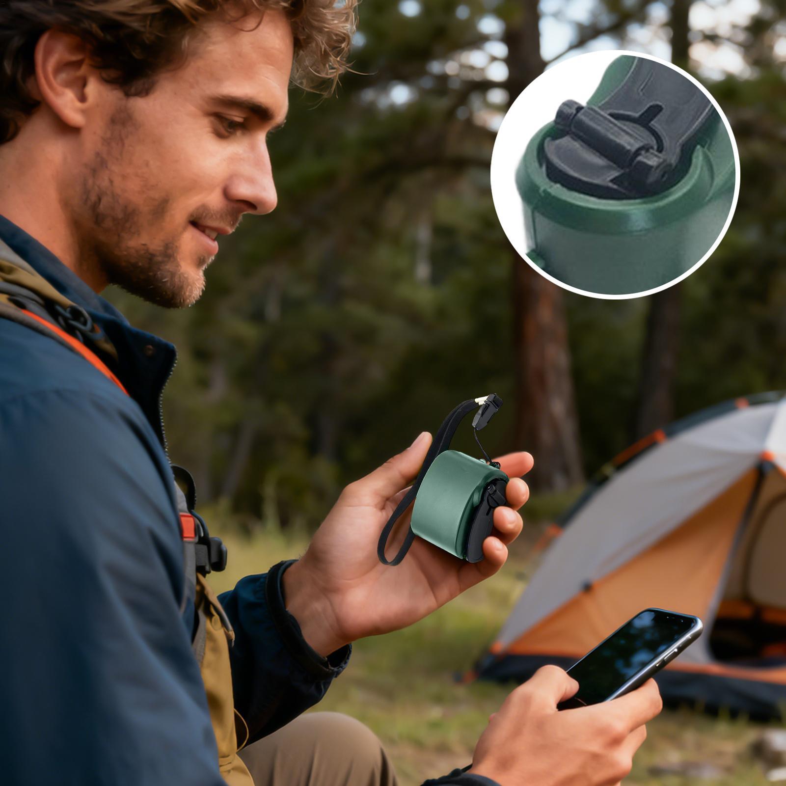 Hand Crank Cell Phone Charger  - مراجعة Usb Charger Dynamo وسعره