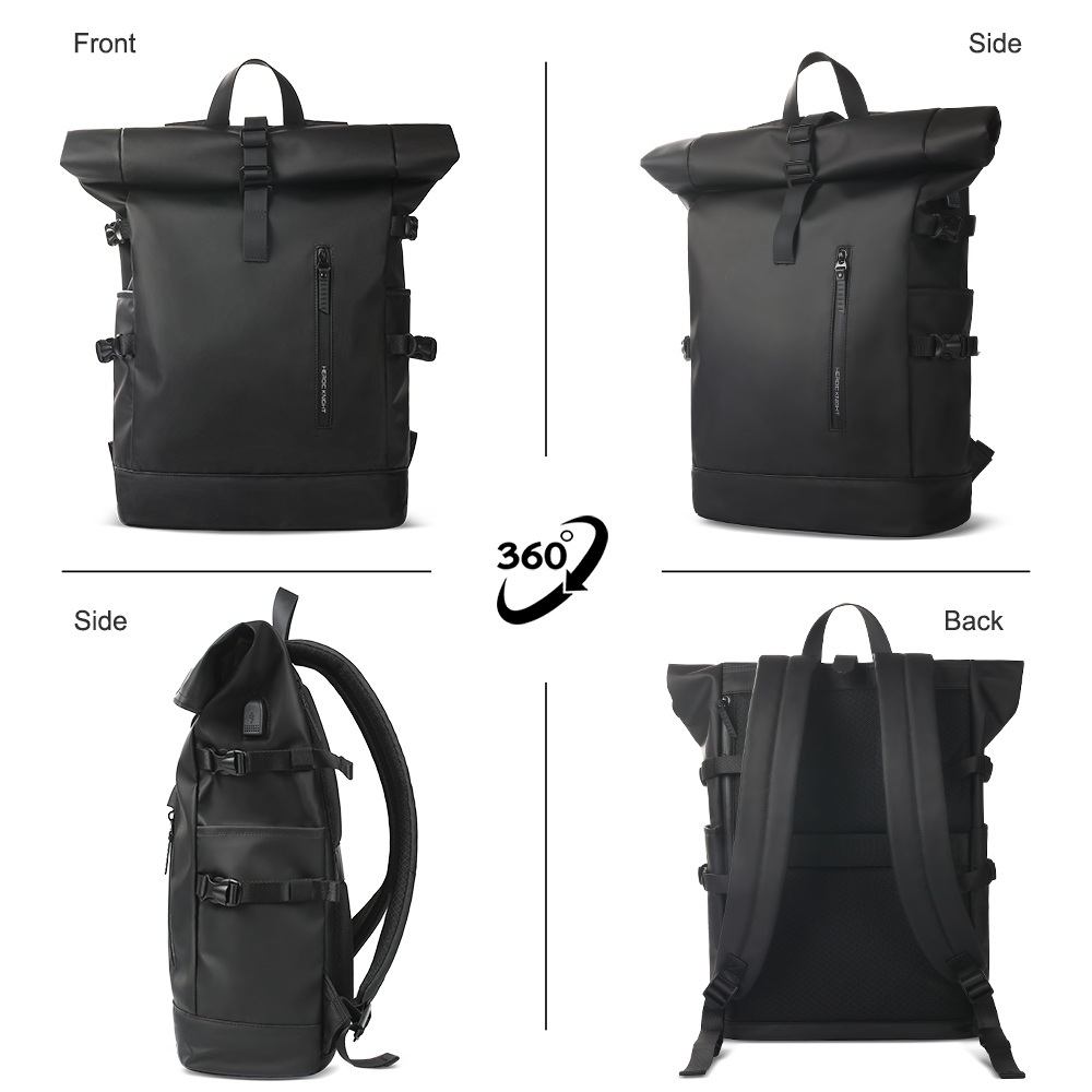 HK Expandable Travel Backpack  - مراجعة Cycling Commuter Backpack Waterproof وسعره