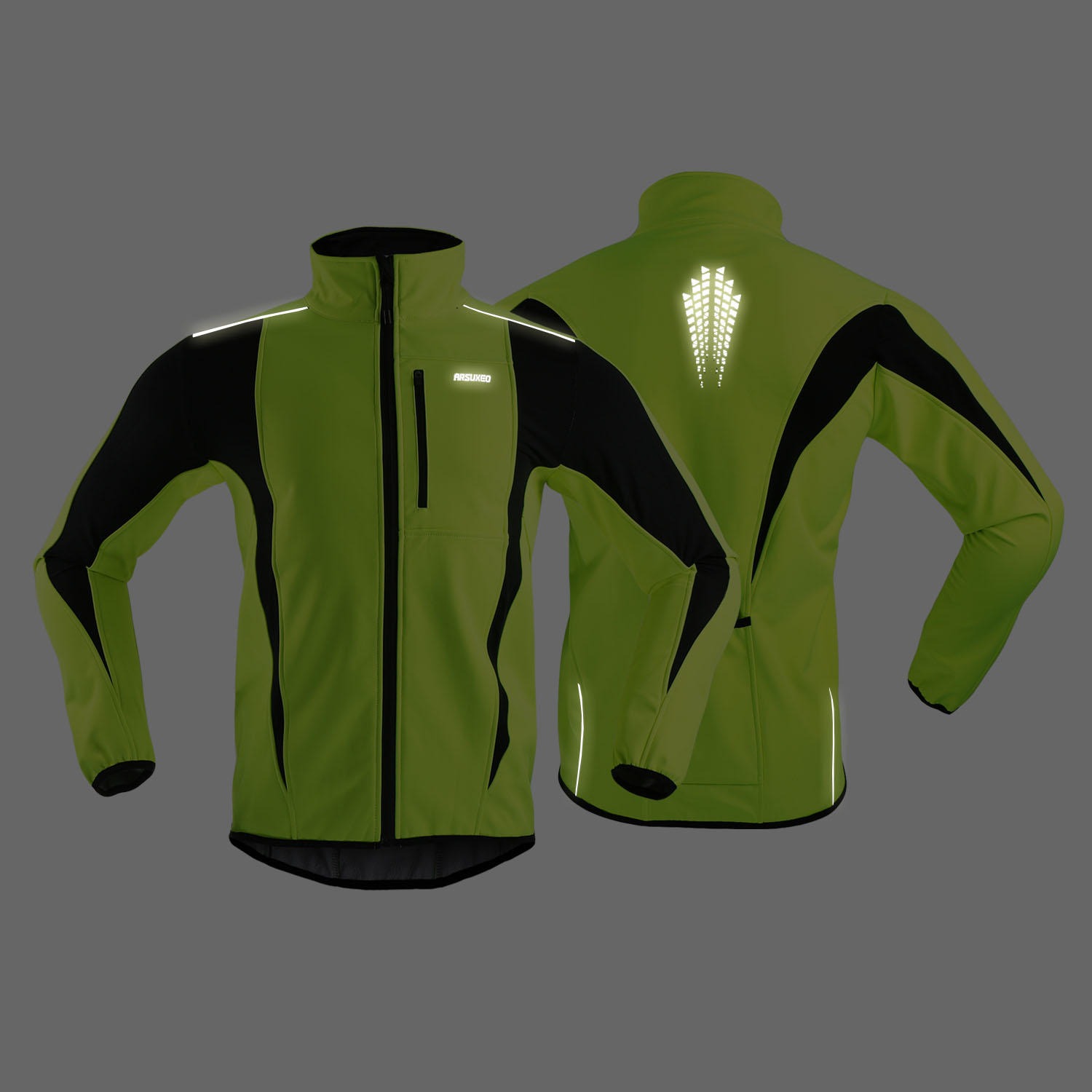 ARSUXEO Men's Winter Cycling J - مراجعة Cycling Commuter Jacket وسعره
