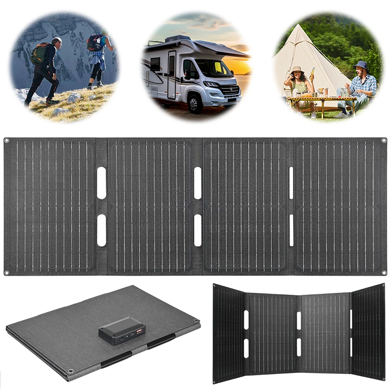 80W Folding Solar Panel IP65 W - مراجعة Usb Charger Dynamo وسعره