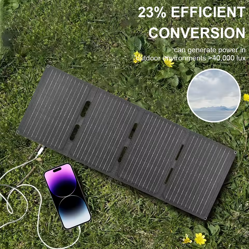80W Folding Solar Panel IP65 W - مراجعة Usb Charger Dynamo وسعره
