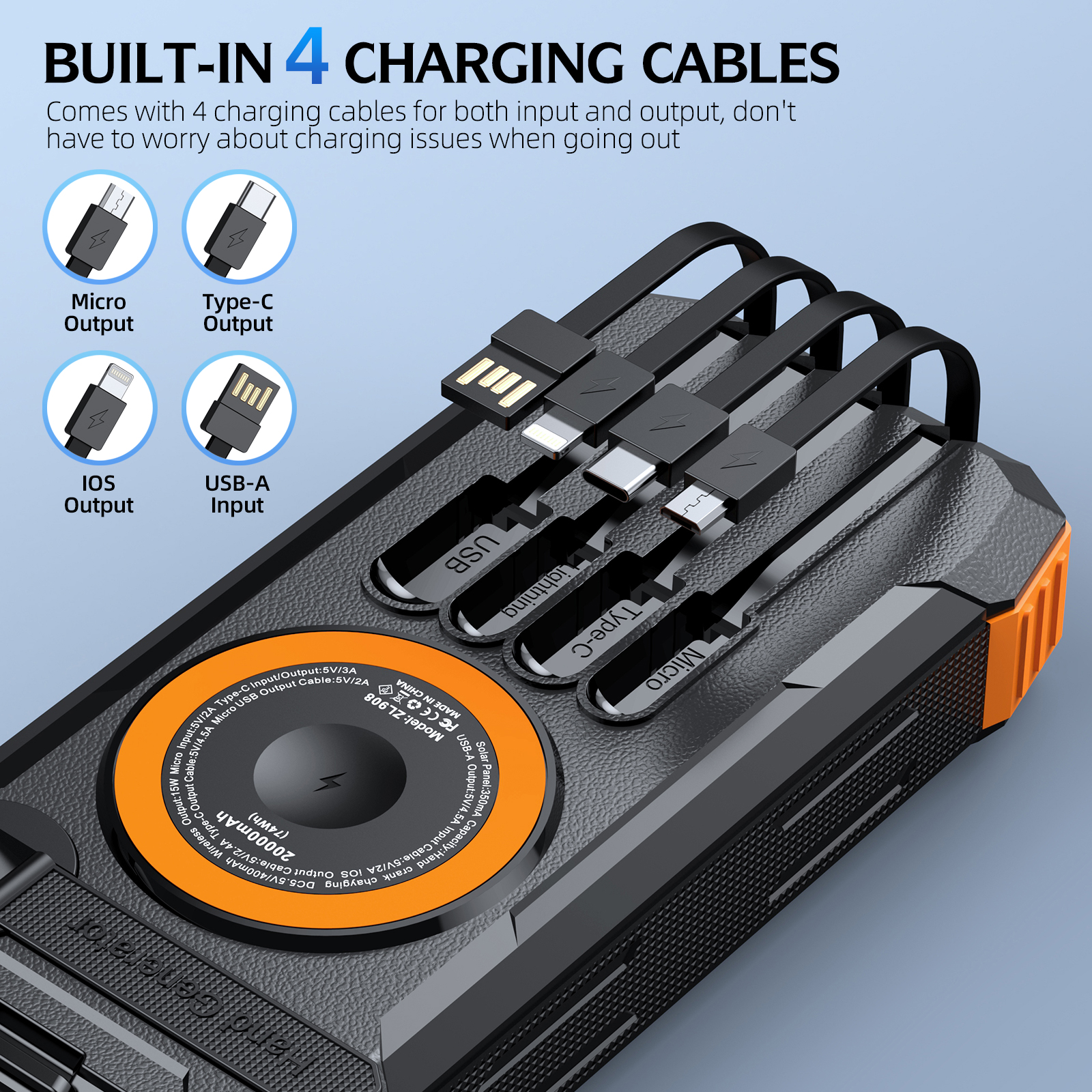 2026 NEW Solar Power Bank 8000 - مراجعة Usb Charger Dynamo وسعره