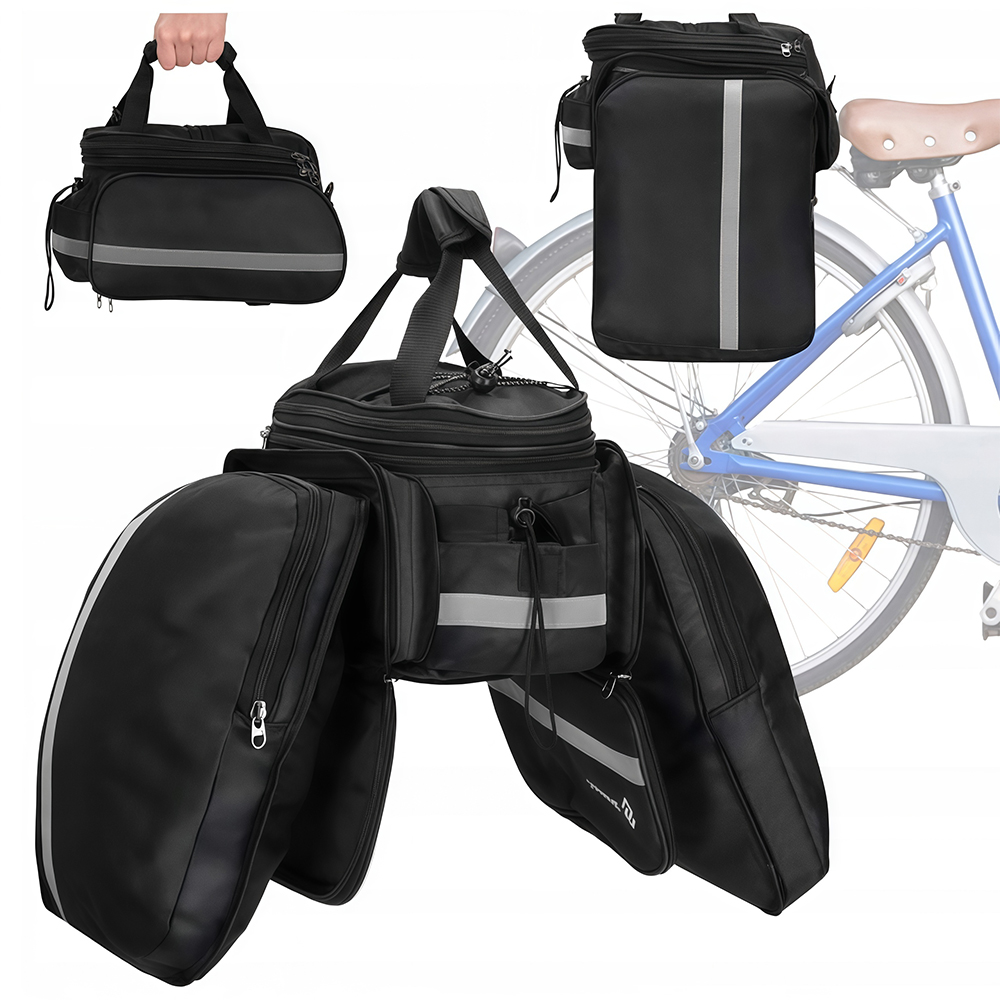 Bike Rear Rack Bag Bicycle Tru - مراجعة Cycling Commute In Rain وسعره