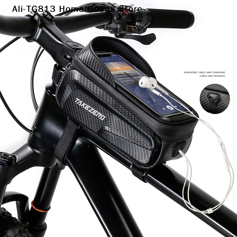 [TG813]Bicycle Bag Front Tube  - مراجعة Cycling Commuter Backpack Waterproof وسعره