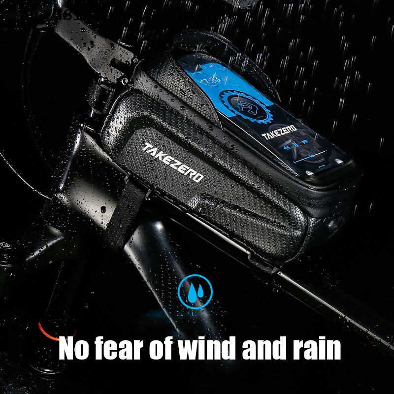 [TG813]Bicycle Bag Front Tube  - مراجعة Cycling Commuter Backpack Waterproof وسعره