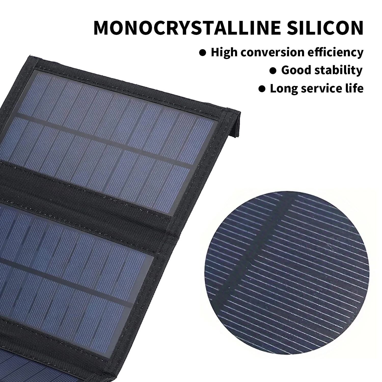Foldable solar panel 20W 50W 6 - مراجعة Usb Charger Dynamo وسعره