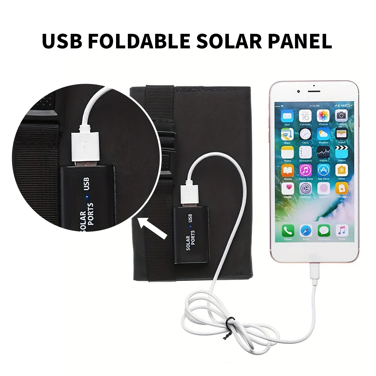 Foldable solar panel 20W 50W 6 - مراجعة Usb Charger Dynamo وسعره