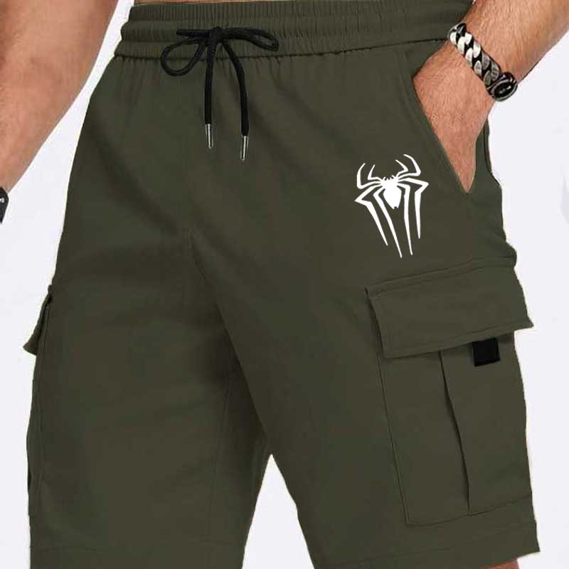 New Men's Spider Print Cargo S - مراجعة Cycling To Work وسعره