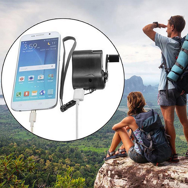 Emergency Outdoor Hand Crank P - مراجعة Usb Charger Dynamo وسعره