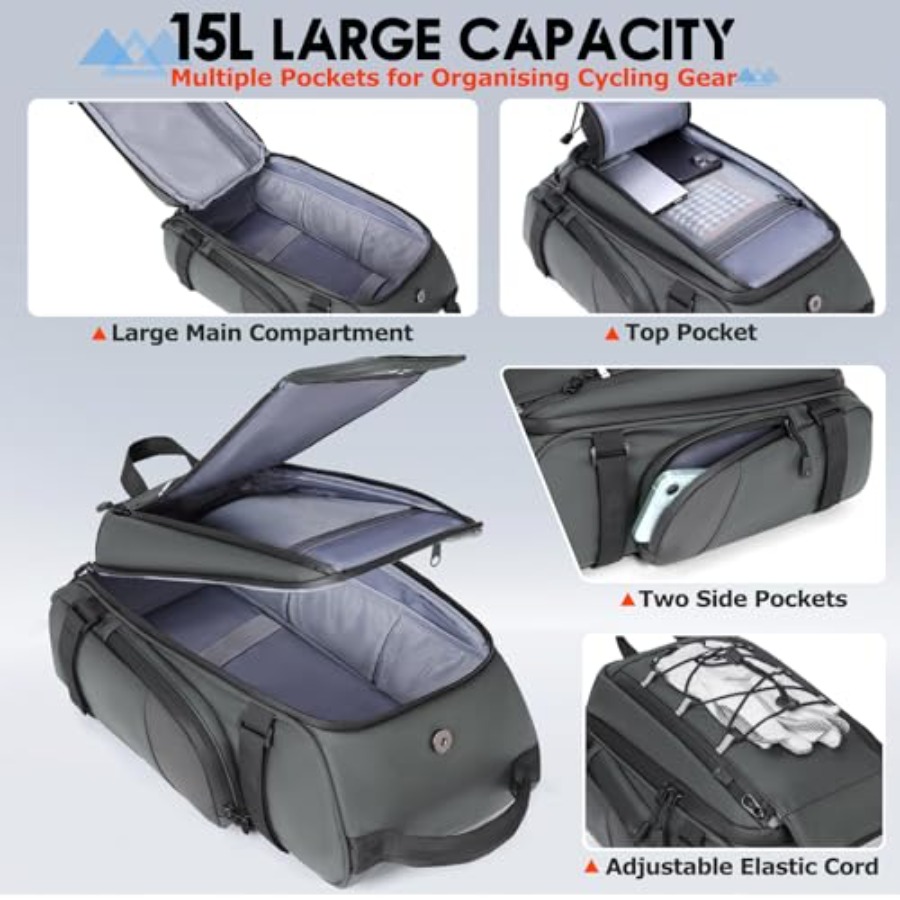 Bike Bags for Bicycle Rear Rac - مراجعة Panniers Waterproof Rear وسعره