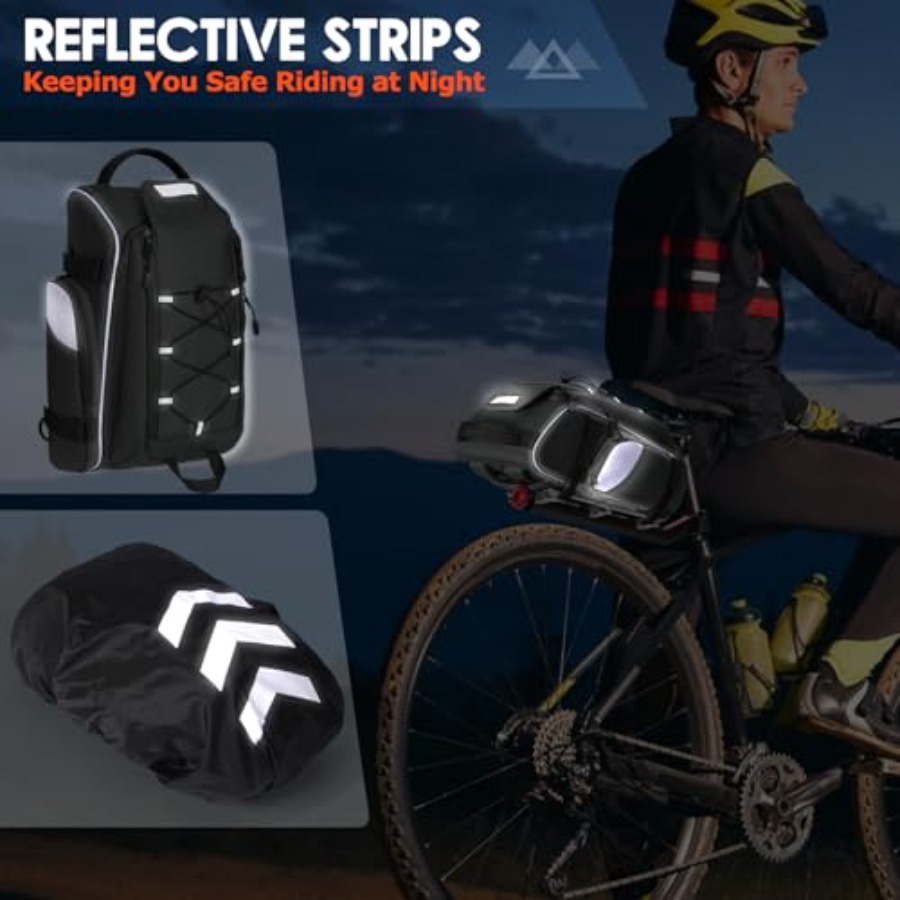 Bike Bags for Bicycle Rear Rac - مراجعة Panniers Waterproof Rear وسعره