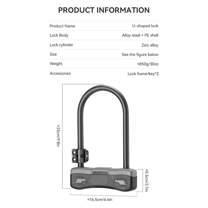 Scooter Locks Anti Theft Heavy - مراجعة Commuter Bike Lock وسعره