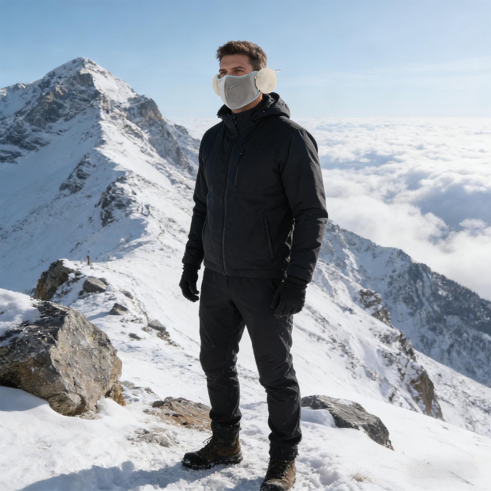 Winter Face Cover Windproof Th - مراجعة Winter Cycling Commute وسعره