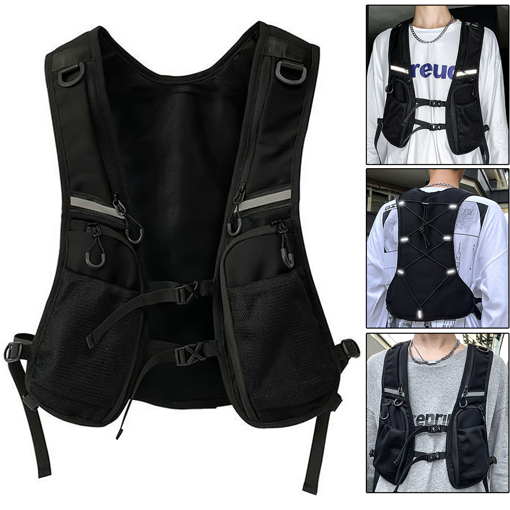 Reflective Chest Pack Running  - مراجعة Reflective Vest Cycling وسعره