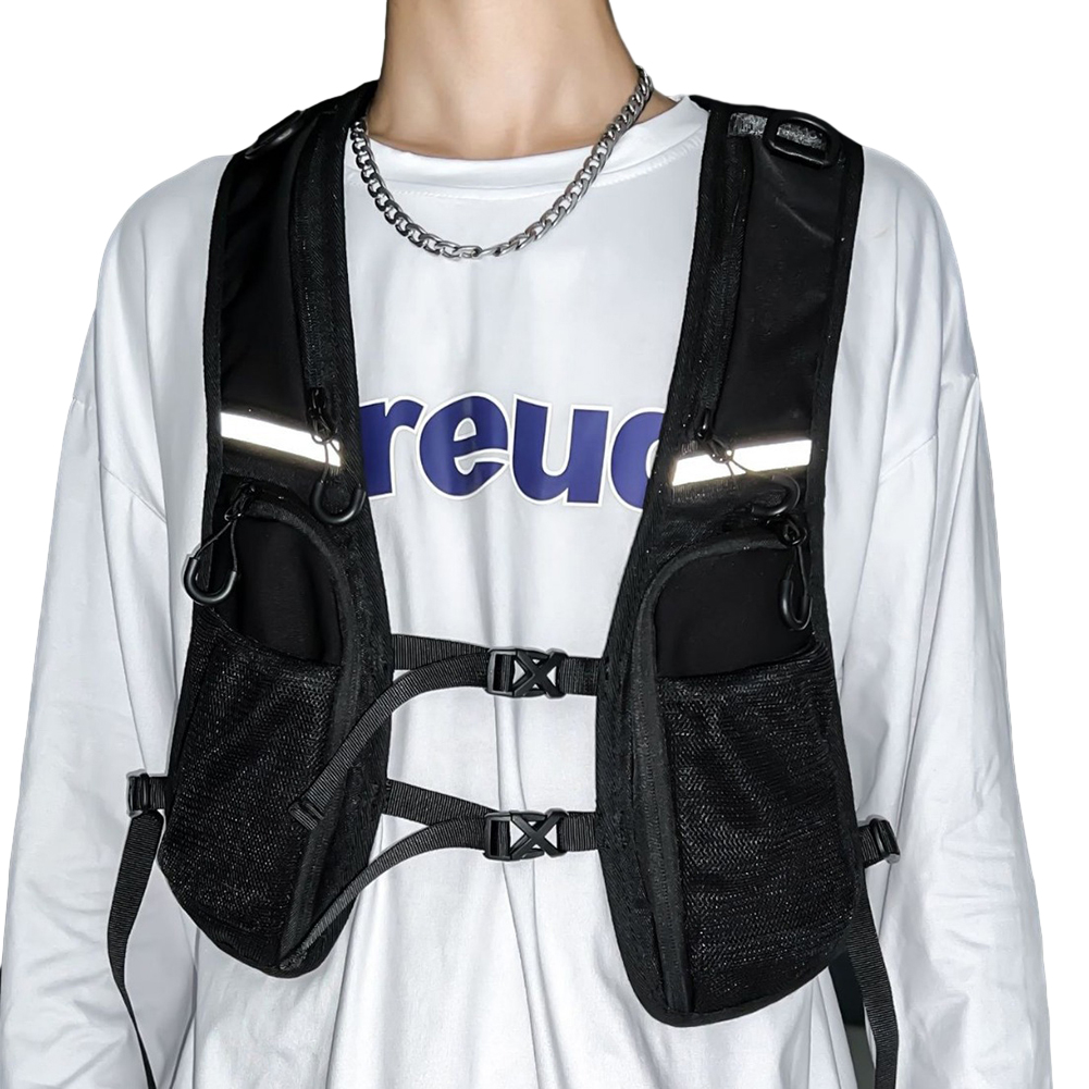 Reflective Chest Pack Running  - مراجعة Reflective Vest Cycling وسعره