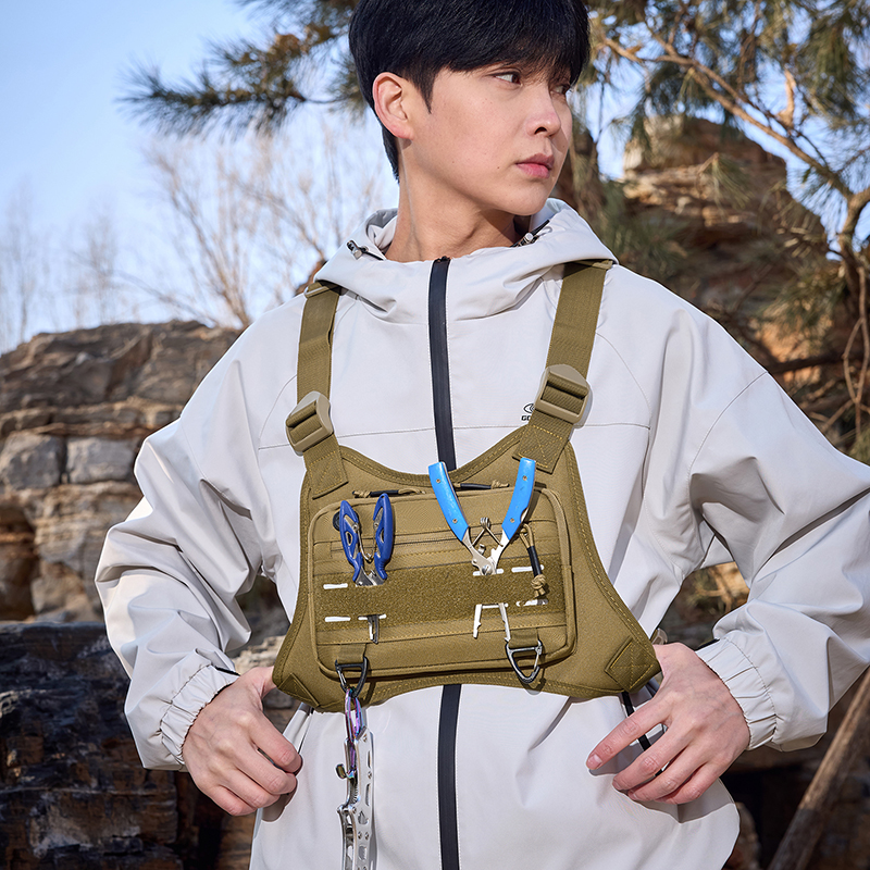 Tactical Front Chest Rig Bag V - مراجعة Reflective Vest Cycling وسعره