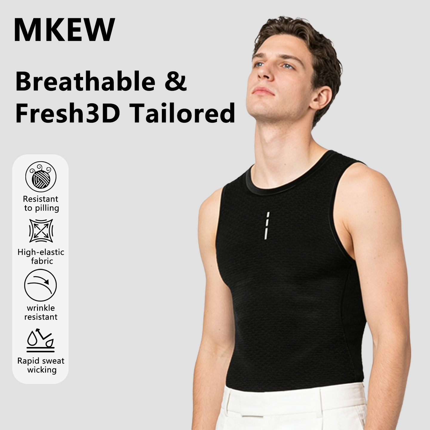 MKEW Cycling Base Layer Reflec - مراجعة Reflective Vest Cycling وسعره