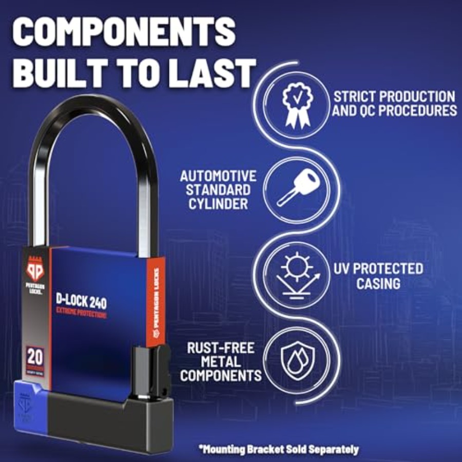 Bike U Lock for urban commutin - مراجعة Commuter Bike Lock وسعره