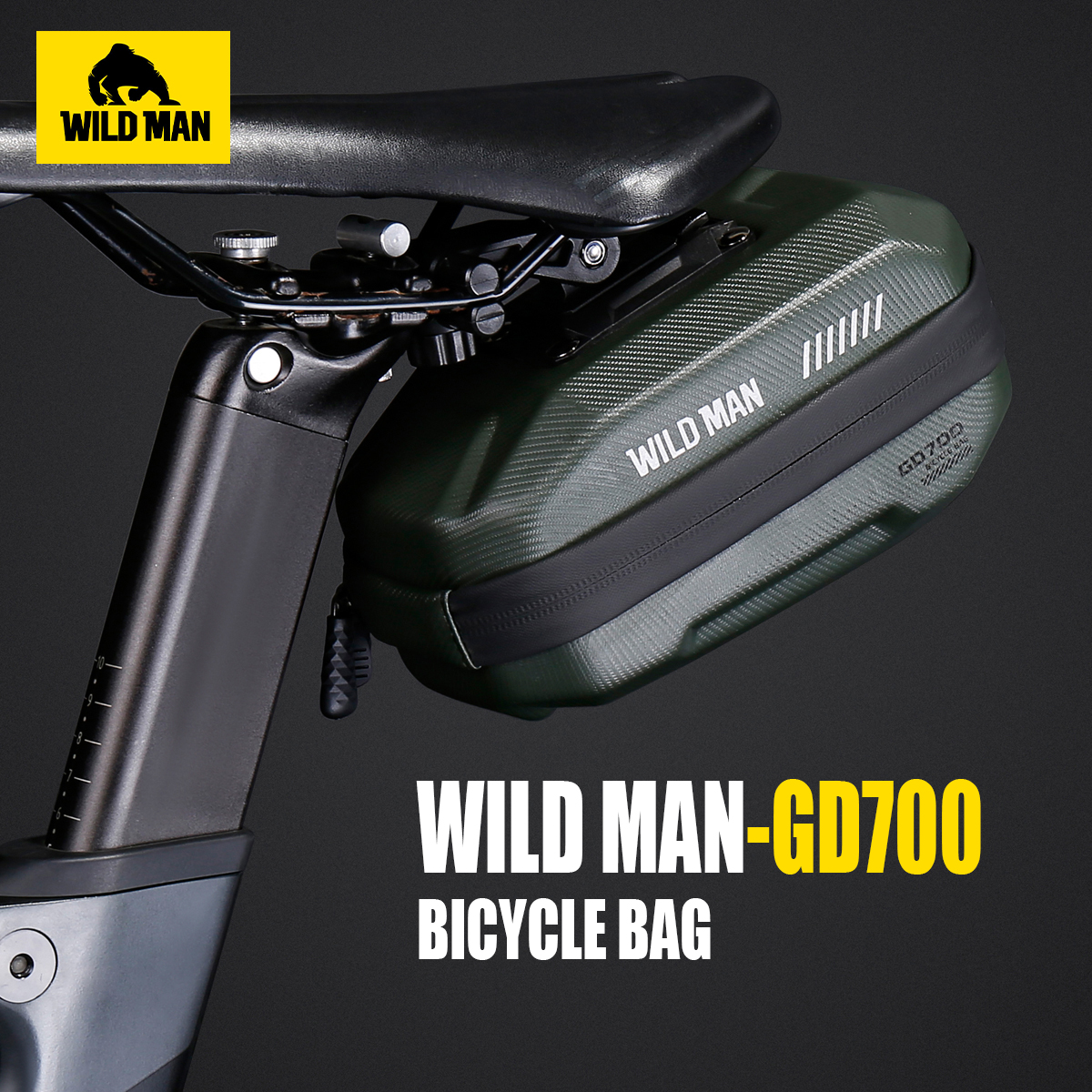 WILD MAN Bike Saddle Bag EVA H - مراجعة Panniers Waterproof Rear وسعره