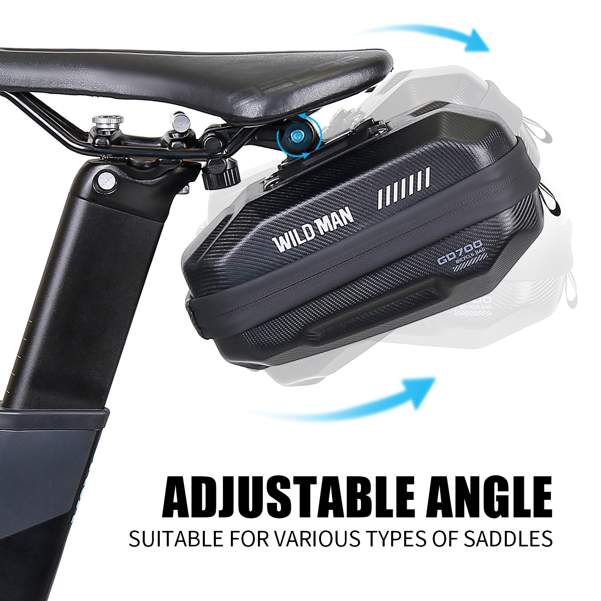 WILD MAN Bike Saddle Bag EVA H - مراجعة Panniers Waterproof Rear وسعره